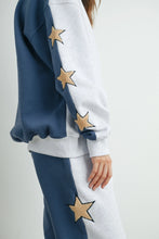 Load image into Gallery viewer, Don't Let Me Down Round Neck Sweatshirt With Star Detail