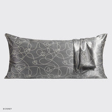 Load image into Gallery viewer, Kitsch & Mickey and Minnie Mickey Maze King Satin Pillowcase