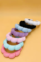 Load image into Gallery viewer, Spa Sponge Terry Towel Scalloped Headband Mint
