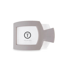 Load image into Gallery viewer, Teleties Large Flat Square Clip in Silver Flames