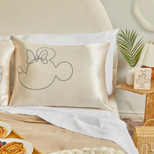 Load image into Gallery viewer, Kitsch & Mickey and Minnie Mrs. Mouse Standard Satin Pillowcase