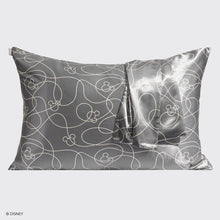 Load image into Gallery viewer, Kitsch & Mickey and Minnie Mickey Maze Standard Satin Pillowcase