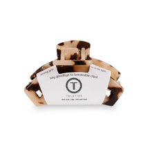 Load image into Gallery viewer, Teleties Tiny Open Hair Clip in Blonde Tortoise