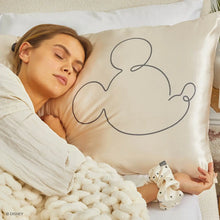 Load image into Gallery viewer, Kitsch & Mickey and Minnie Mr. Mouse Standard Satin Pillowcase