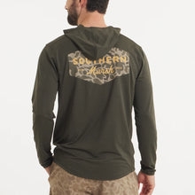 Load image into Gallery viewer, Southern Marsh Fieldtec Retro Ultralight Hoodie in Dark Olive