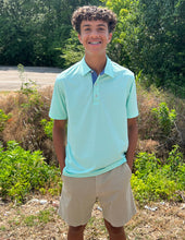 Load image into Gallery viewer, Southern Shirt Co. Men's Grayton Heather Polo Reef