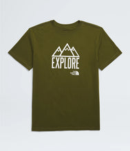 Load image into Gallery viewer, North Face Boys' Graphic SS Tee Forest Olive
