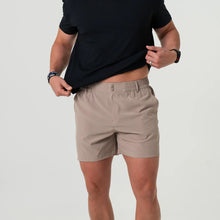 Load image into Gallery viewer, Burlebo 5.5" Everyday Cobblestone Khaki Shorts with Duck Hunt Pockets