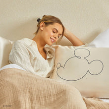 Load image into Gallery viewer, Kitsch & Mickey and Minnie Mr. Mouse King Satin Pillowcase