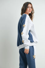 Load image into Gallery viewer, Don't Let Me Down Round Neck Sweatshirt With Star Detail