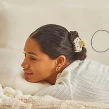 Load image into Gallery viewer, Kitsch & Mickey and Minnie Recycled Plastic Rhinestone Cloud Claw Clip Cream