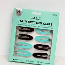 Load image into Gallery viewer, Hair Setting Clips Black/Mint