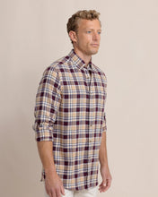 Load image into Gallery viewer, Southern Tide Men's Sweetgrass Plaid Beach Flannel Sport Shirt