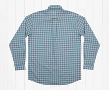 Load image into Gallery viewer, Southern Marsh Kennedy Performance Dress Shirt Slate & Mint