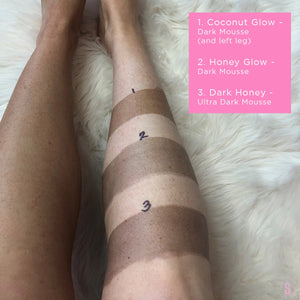 Sugar Glow Tan Dark Honey Tanning Mousse