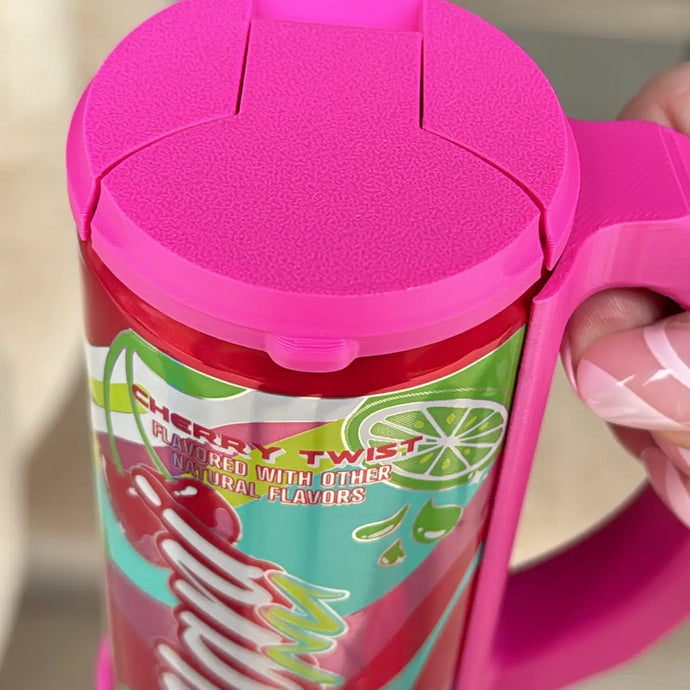 Skinny Can Lid in Magenta