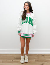 Load image into Gallery viewer, Lulu Mac Social Society Sweatshirt in White/Green