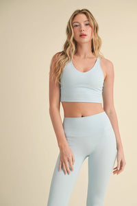 Something Like That Aligned Performance Tank in Baby Blue