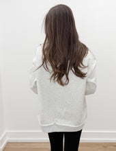 Load image into Gallery viewer, Always Says Goodbye Oversized Reversible Sweatshirt in Light Grey