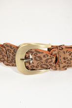 Load image into Gallery viewer, When My World Shakes Abstract Belt Camel