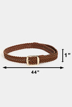 Load image into Gallery viewer, Stars Of Your Love Braided Belt Brown