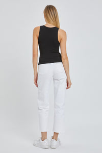 The Best of Me Basic Round Neck Tank in Black