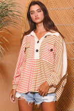 Load image into Gallery viewer, Now &amp; Again Oversized Button Up Tunic Top