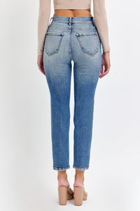 Tongue Tied High Rise Mom Jeans