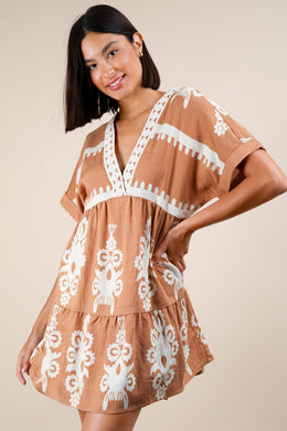 Where You Wanna Go Woven Mini Dress