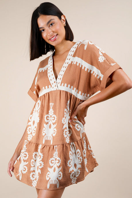 Where You Wanna Go Woven Mini Dress