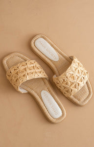 The Natasha Raffia Sandals