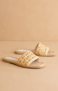 The Natasha Raffia Sandals