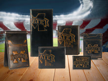 Load image into Gallery viewer, Mississippi State Bulldogs Burnished Leather Magnetic Front Pocket Wallet