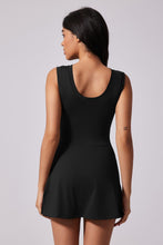 Load image into Gallery viewer, Let&#39;s Get Moving Tennis Dress in Black