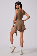 Load image into Gallery viewer, Let&#39;s Get Moving Tennis Dress in Coffee