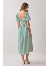 Load image into Gallery viewer, Lost My Mind Square Neck Bodice Midi Dress