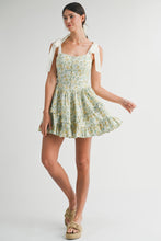 Load image into Gallery viewer, Little Bit Of Sunshine Floral Mini Dress