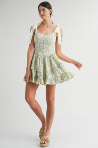 Little Bit Of Sunshine Floral Mini Dress
