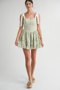 Little Bit Of Sunshine Floral Mini Dress
