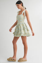 Load image into Gallery viewer, Little Bit Of Sunshine Floral Mini Dress
