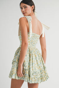 Little Bit Of Sunshine Floral Mini Dress
