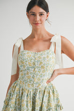 Load image into Gallery viewer, Little Bit Of Sunshine Floral Mini Dress