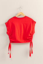 Load image into Gallery viewer, Change My Mind Short Sleeve Top in Red