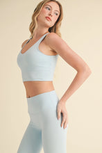 Load image into Gallery viewer, Something Like That Aligned Performance Tank in Baby Blue