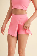 Load image into Gallery viewer, We Were Both Young Side Slit A-Line Skort in Pink