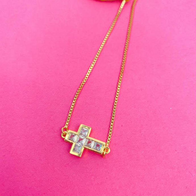 Taylor Shaye Ava Cross Adjustable Bracelet