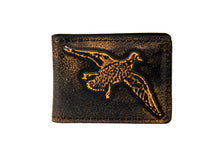 Load image into Gallery viewer, Mallard Burnished Leather Money Clip