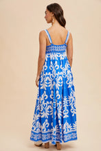 Load image into Gallery viewer, Santorini Nights Print Maxi Dress