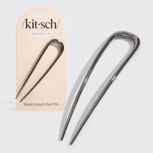 Load image into Gallery viewer, Kitsch Metal French Hair Pin in Hematite