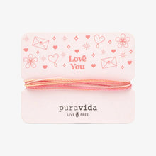 Load image into Gallery viewer, Puravida Love You Bracelet Card